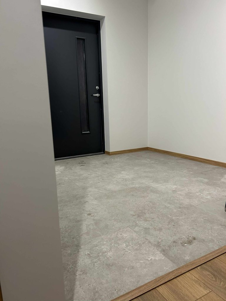 Tartu piiril plaaditud hall esik